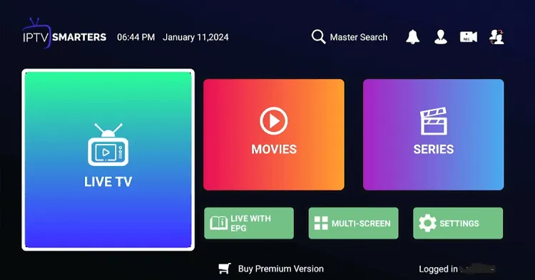 App installed using the Downloader app on Google TV