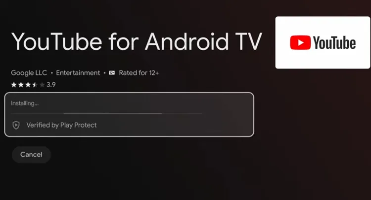 Install an app from the Google Play Store on Google TV